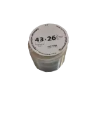 43*26mm címkét tartamazó 40mm belső corra tekercselt 1000 lapot tartalmazó termék melynek GAP=2mm EDGE=1mm. A tekercs átmérője 82mm