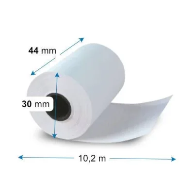 44*30mm ( 55 gr) 10,2 méter TAXAMÉTER szalag core nélkül 8mm hézaggal a közepén